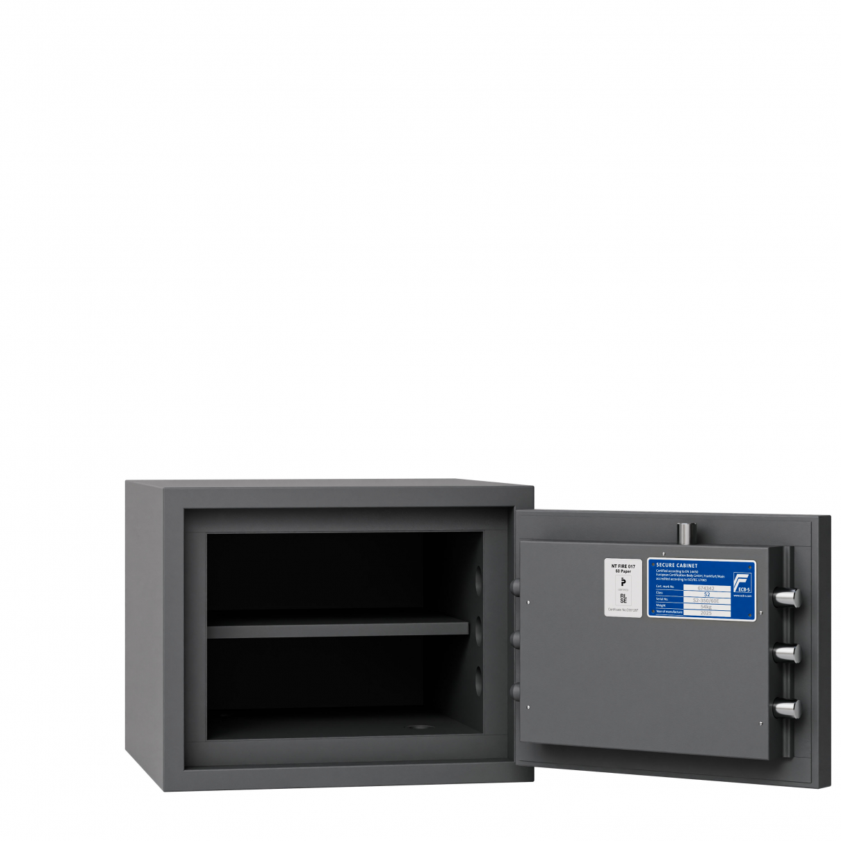 Anti-theft safe Robur Safe S2 350/60P Electric electronic lock in the group All products / Valuekeeping cabinets / Medium-sized cabinets at MBG Sweden (680659)
