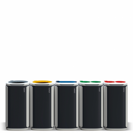 Recycling bins MBG Wastee 5-pack
