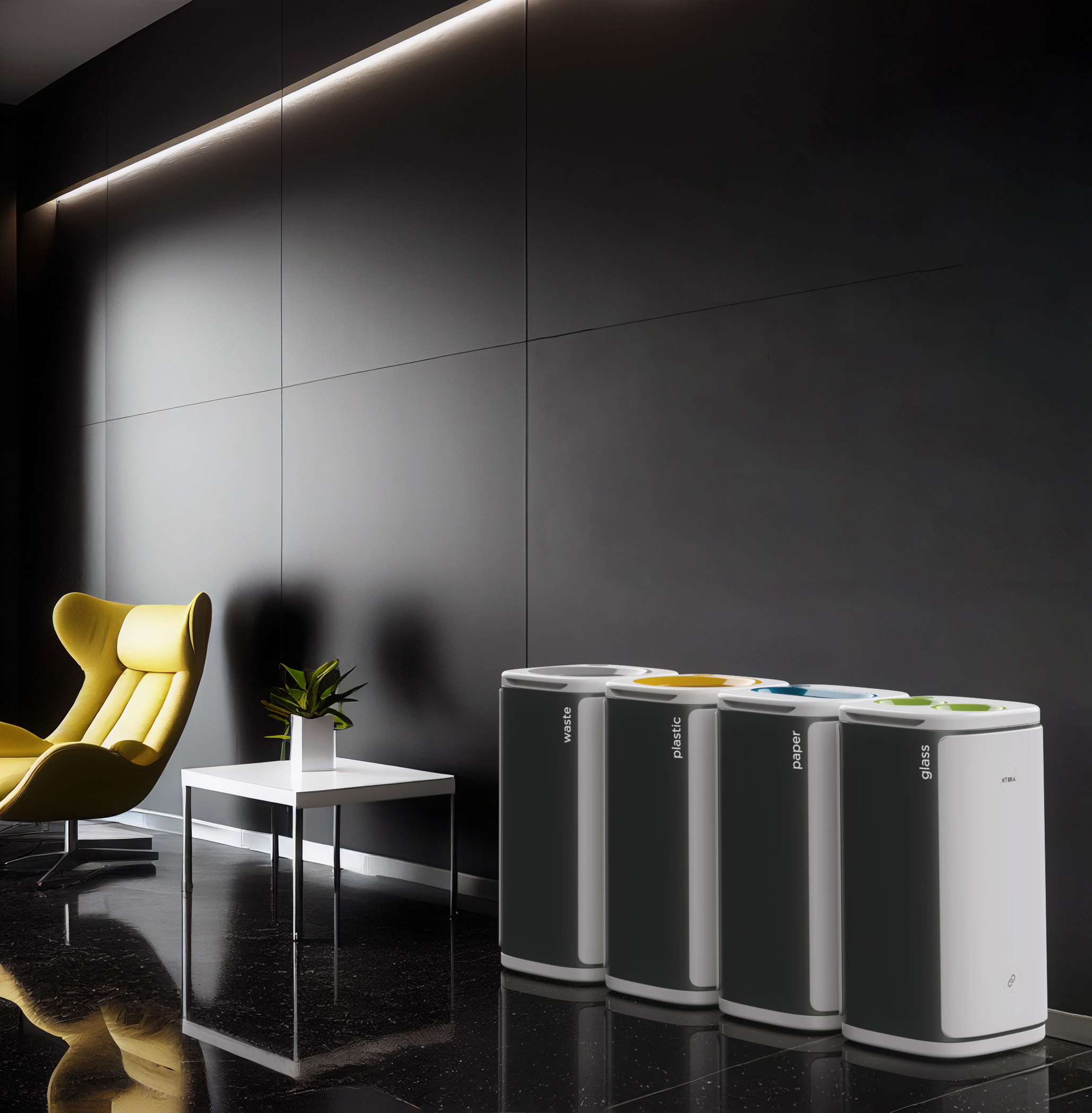 Waste sorting bins waste MBG Wastee