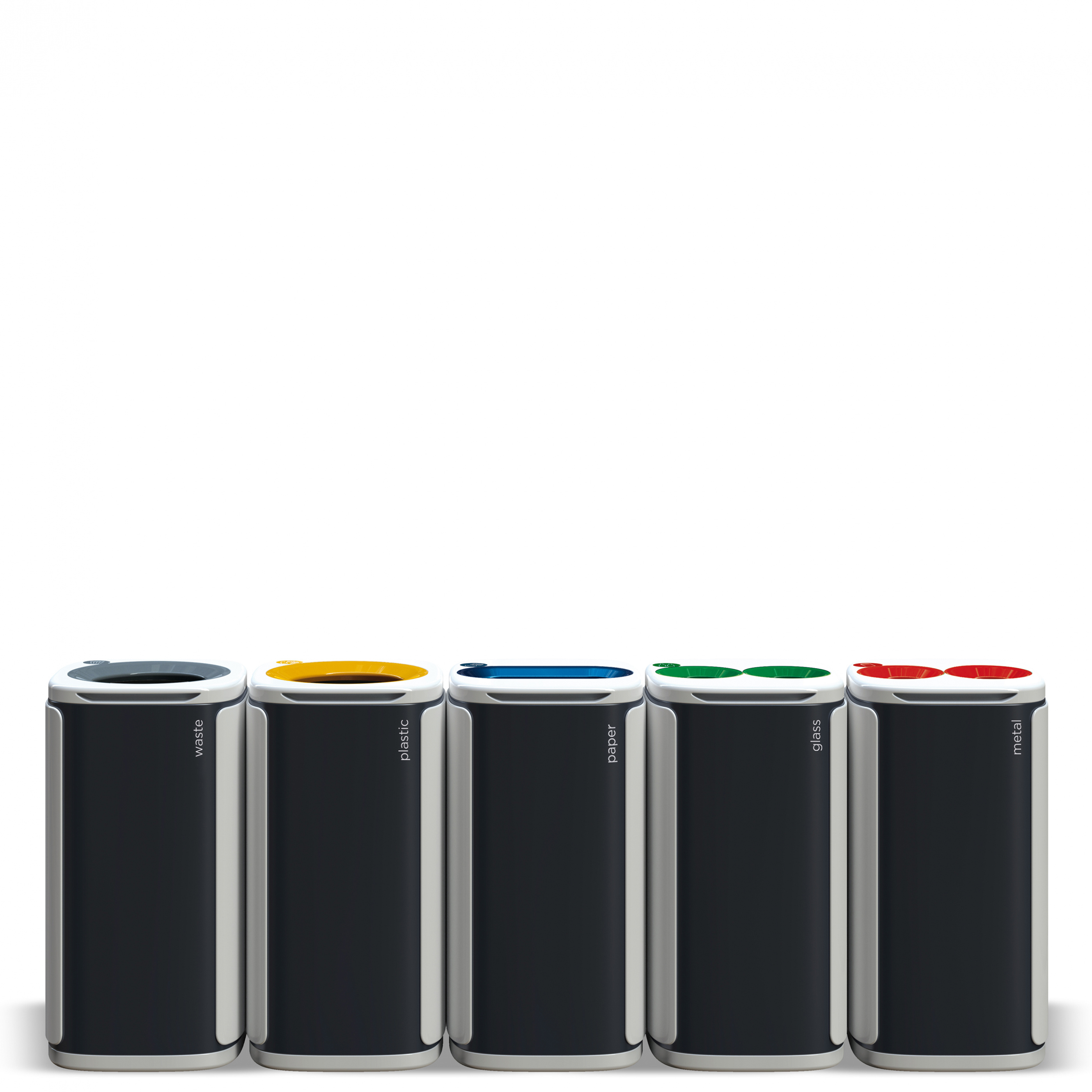 Recycling bins MBG Wastee 5-pack