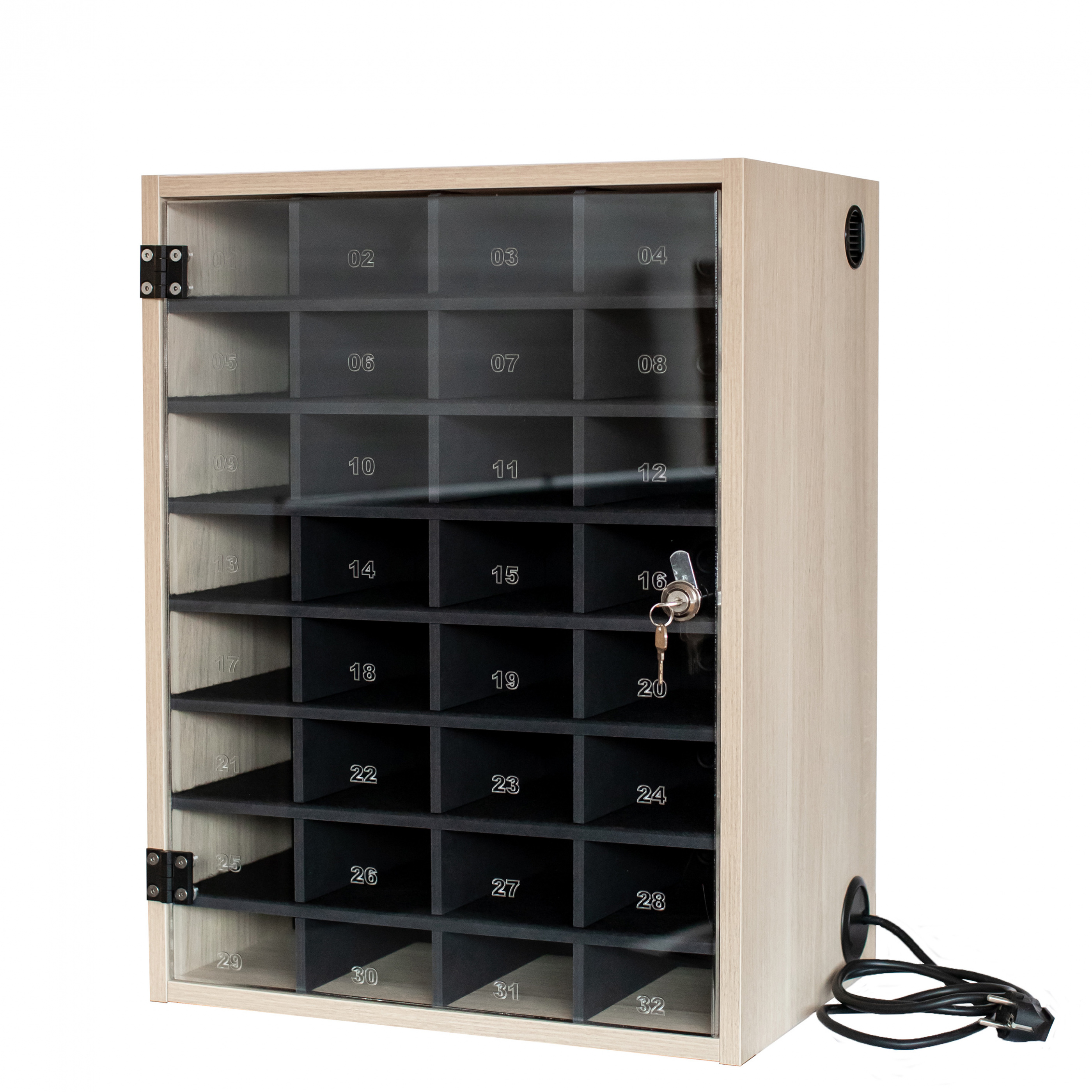 Mobile phone locker MBG 32 with charging, key lock